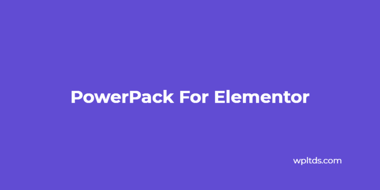 PowerPack For Elementor