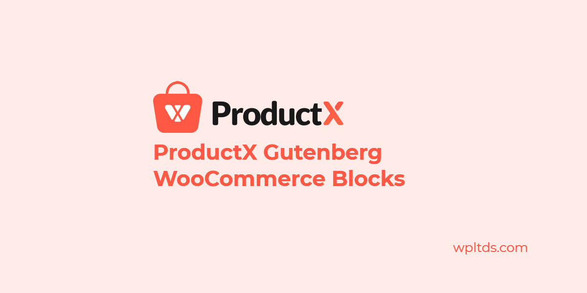 productx gutenberg woocommerce blocks